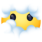 Face in Clouds emoji on Facebook